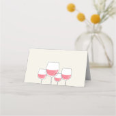 Platzkarten mit Wein und Matzah (Rückseite)