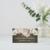 Platzkarten Rustikale Spitzen in Dunkelholz Land S (Stehend Vorderseite)