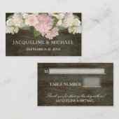 Platzkarten Rustikale Spitzen in Dunkelholz Land S (Vorne/Hinten)