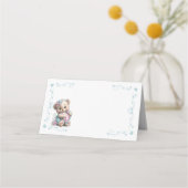 Platzkarten Teddybär Baby Shower (Vorderseite)