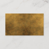 Platzkarten-Visitenkarte im Herbst Platzkarte (Rückseite)