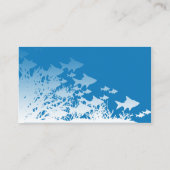 Platzkarten von Blauen Fischen und Korallen (Rückseite)