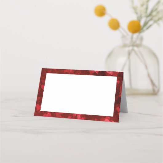 Platzkarten von Valentinstagen, Zeltkarten (Vorderseite)