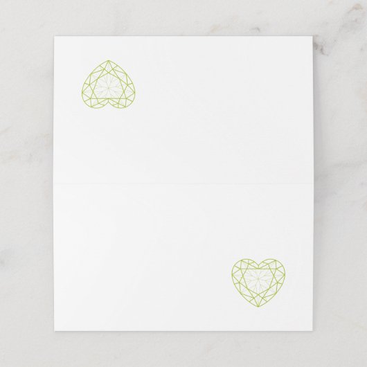 Platzkarten zum 1. Jahrestag (Außenseite Aufgefaltet)