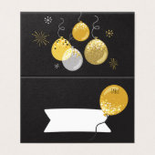 Platzkarten zum 50. Jubiläum schreiben (Außenseite Aufgefaltet)