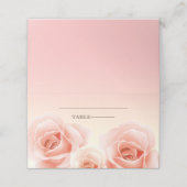 Platzkarten zum Zeichnen von Tabellen in eleganten (Außenseite Aufgefaltet)