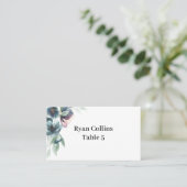 Platzkarten zur Blume von Wasserfarben (Stehend Vorderseite)