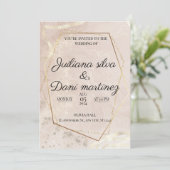 PLATZPLATTENDESIGN EINLADUNG (Stehend Vorderseite)