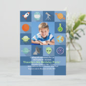 Platzplätze Foto-Einladung Einladung (Stehend Vorderseite)