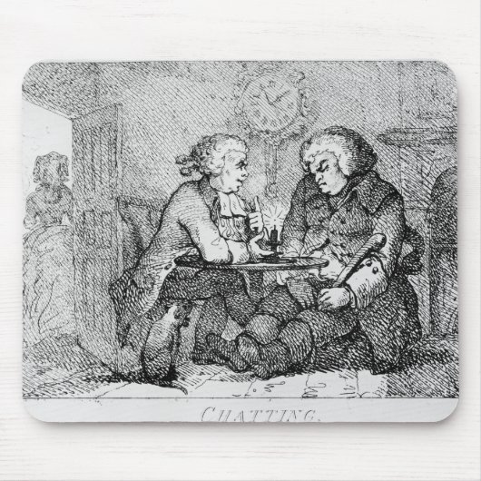Plaudern, Illustration Mousepad (Vorne)