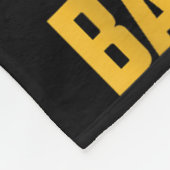Play Badminton Shuttle Retro Badminton Player Game Fleecedecke (Ecke)