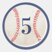 Play Ball Baseball Birthday Sticker | Kids Party (Vorderseite)