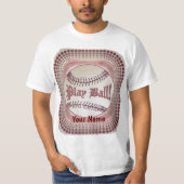 Play Ball Baseball T - Shirt (Vorderseite)