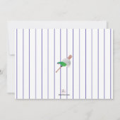 Play Ball Foto Einladung (Rückseite)