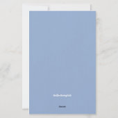 Play Ball Poodle Stationery Briefpapier (Rückseite)