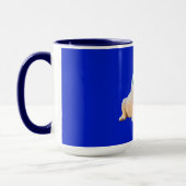 Play Ball Poodle Two Tone Coffee Tasse (Links)