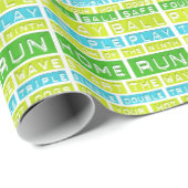 Play Ball Sports Geschenkpapier (Rolleneckpunkt)