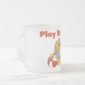Play Ball Tshirts and Gifts Mattglastasse (Vorderseite Links)