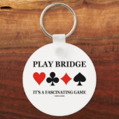 Play Bridge Es ist ein faszinierendes Spiel (Card Schlüsselanhänger (Vorderseite)