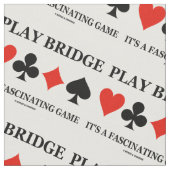 Play Bridge Es ist ein faszinierendes Spiel (Card Stoff (Nahaufnahme)