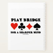 Play Bridge für einen Sharper Mind Vier-Card-Anzug Planer (Rückseite)