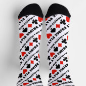 Play Bridge für einen Sharper Mind Vier-Card-Anzug Socken (Oben)