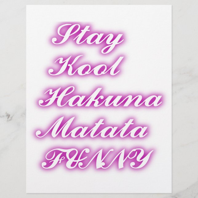 Play Cool Hakuna Matata .png (Vorderseite)