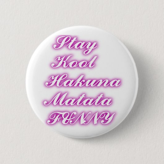 Play Cool Hakuna Matata .png Button (Vorderseite)