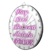 Play Cool Hakuna Matata .png Dartscheibe (Vorderseite rechts)