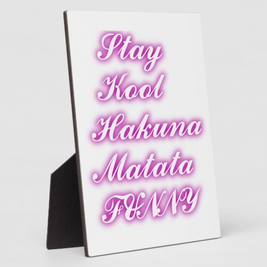 Play Cool Hakuna Matata .png Fotoplatte (Seite)