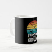 Play Croquet Everything Will Be Croquet Gift Kaffeetasse (Vorderseite Links)