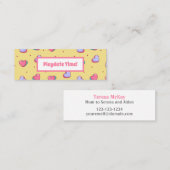 Play Date Mama alling Card Mini Visitenkarte (Vorne/Hinten)