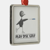 Play Disk Golf Ornament Aus Metall (Rechts)