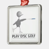 Play Disk Golf Ornament Aus Metall (Links)