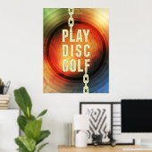 Play Disk Golf Poster (Heimbüro)