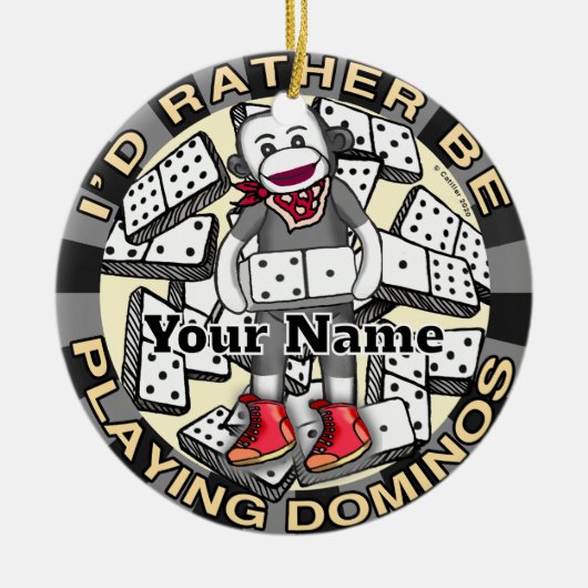 Play Dominos  ornament (Vorne)