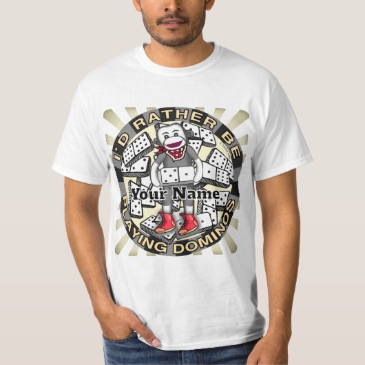 Play Dominos   T-Shirt (Vorderseite)