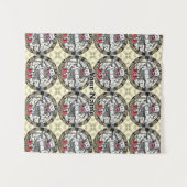 Play Dominos Wandteppich (Vorderseite (Horizontal))