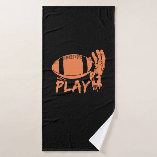 Play Football Badehandtuch (Badehandtuch)