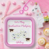Play Graduation Mahjong PERSONALIZE Pappteller (Party)