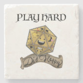 Play Hard - Die Happy Stone Untersetzer (Vorderseite)