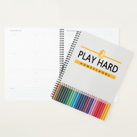 Play Hard Homeschool Planner Planer (Anzeige)