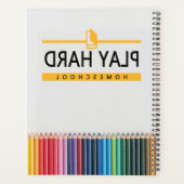 Play Hard Homeschool Planner Planer (Rückseite)