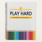 Play Hard Homeschool Planner Planer (Vorderseite)