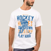Play Hard - Ice Hockey T-Shirt (Vorderseite)