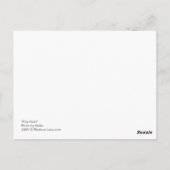 "Play Hard" Postkarte (Rückseite)