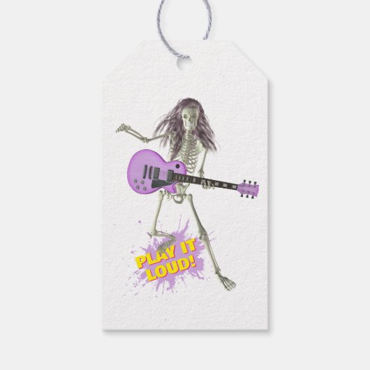 Play It Loud! Geschenkanhänger (Rückseite)
