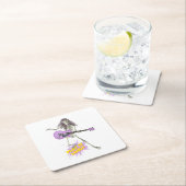 Play It Loud! Rechteckiger Pappuntersetzer (Vor Ort)