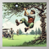 Play it where it - Golf Art Print Poster (Vorne)