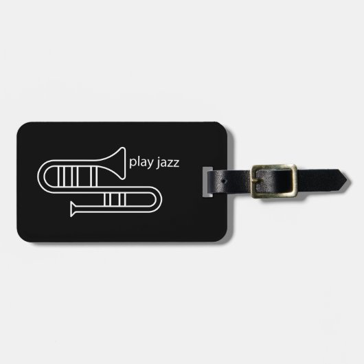 Play Jazz Gepäckanhänger (Vorderseite horizontal)